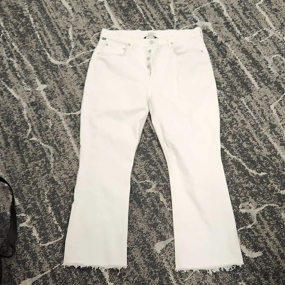 Citizens of Humanity White Denim Jeans 30 x 26